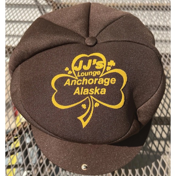 Other - Vintage JJ's Lounge‎ Bar Hat Anchorage Alaska Beer Memorabilia Beret Cap